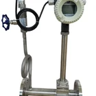 LUGB series cheap electric vortex flowmeter /Superheated steam vortex flowmeter/gas flow meter