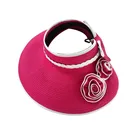 Image Brim Sun Visor Buy Ladies Foldable Large Brim Paper Straw Summer Sun Visor