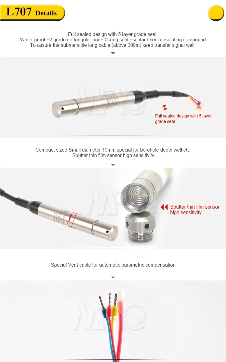 water well level sensor
