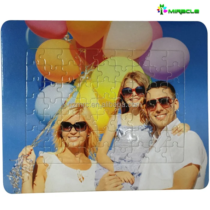 2016 best-selling in European market sublimation blank wooden puzzle