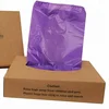 200 Counts Dog Waste Bags Purple Easy Open & Easy-tie Handle Strong Leak- Proof Poop Bags