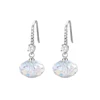 E-949 Xuping silver color fashion jewelry Crystals from Swarovski, 12mm briolette bead crystal AB color hook earrings