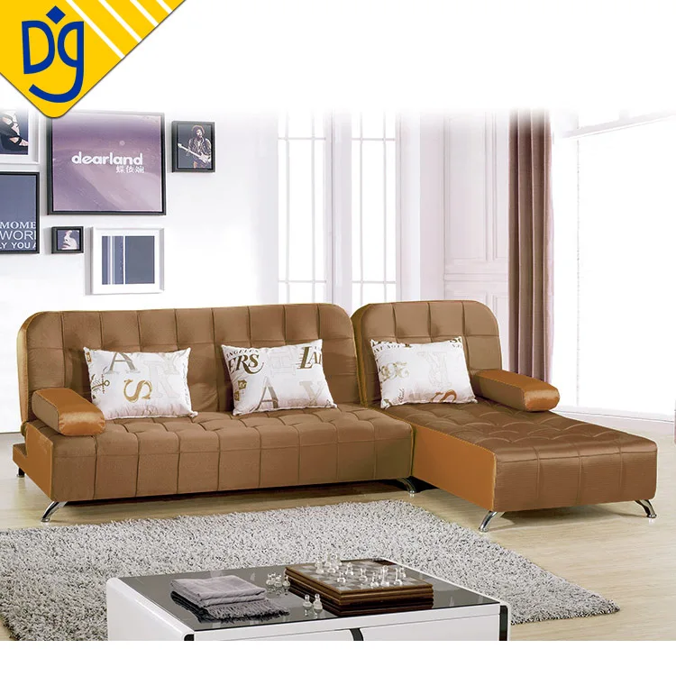 Hide a bed sectional long 3 seater convertible sofa and recliner