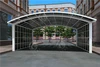 aluminum double carports/garage M style with pc carbonate roof