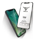 9h 5d premium full curved cover wholesale mobile phone tempered glass screen protector for iphone x 8 plus 7 plus 6s plus 6 plus