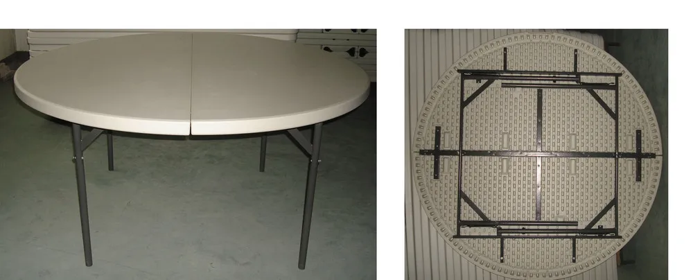 2015熱い販売の宴会のラウンドテーブル折り畳み式の屋外のテーブルと椅子仕入れ・メーカー・工場