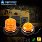 48 LED Amber Round Car Beacon Magnetic Roof Top Emergency Warning Strobe Light