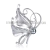 Wholesale Fashion Silver Butterfly Brooch for Women Wedding Clothes Vintage Enamel Insect Brooches Sweater Pins