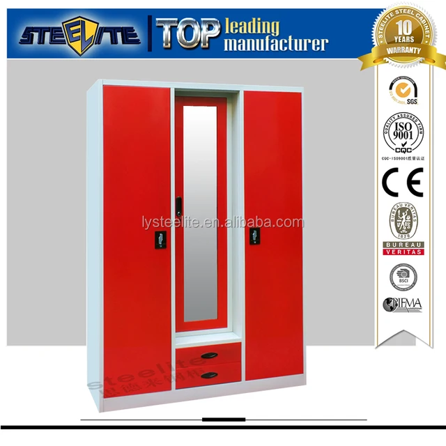 3 Door Storage Steel Wardrobe Yuanwenjun Com