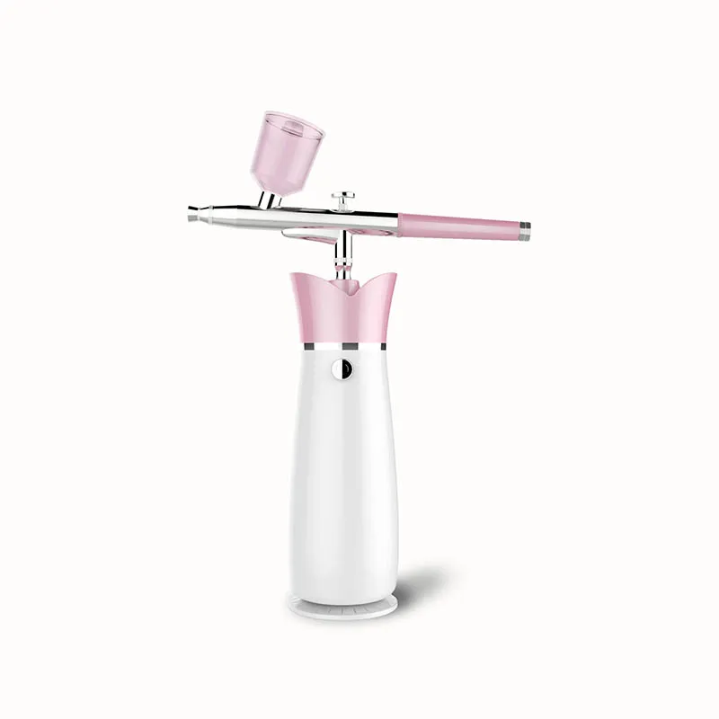 Lotus Shape Cake Beauty Airbrush Kit with Air Compressor for Facial Skin Hydration, White pink
Lotus Shape Cake Beauty Airbrush Kit with Air Compressor for Facial Skin Hydration, White pink