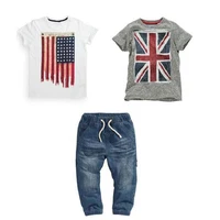 New Fashion Kids Clothes Summer boy clothing Set 2pcs Print Shirt + Jeans Boy Clothing Sets 3pcs Toddler Boys Clothes Set
New Fashion Kids Clothes Summer boy clothing Set 2pcs Print Shirt + Jeans Boy Clothing Sets 3pcs Toddler Boys Clothes Set