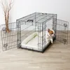 /product-detail/wholesale-two-doors-pets-cages-for-dog-cat-rabbit-cage-folding-metal-dog-crate-with-paw-protector-60735764919.html