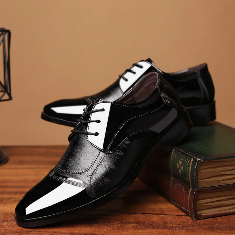 New Spring Fashion Business Shoes Soft Casual Breathable Flats Shoes Men, Black/brown
New Spring Fashion Business Shoes Soft Casual Breathable Flats Shoes Men, Black/brown