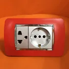 120 size Chinese red color electric socket