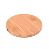 Hot sale bamboo wooden fast wireless charger for Samsung Note 8 S7 S8 and for iPhone 8/plus/X
