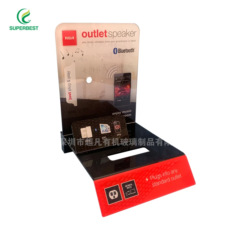 Bluetooth speaker acrylic display with LED light - ANKUX.COM