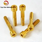 Cap Screws Screw Titanium Allen Hex Socket Cap Bolts Screws Bolt Bike Brake Screw Titanium M8 Bolt