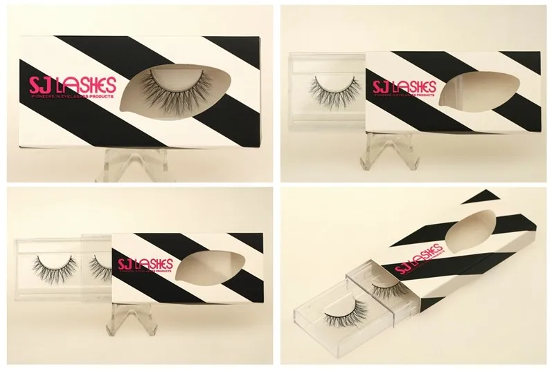 1 Pair Lash Gift Set Box For 10D Mink Lashes Bundle Glue Applicator Tweezers Beginners Starter Set MUA Magnetic Closure Eyelash