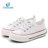Custom Logo Wholesale Kids White Canvas Shoes Made In China
