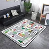Simple Nordic High Quality Short Plush Baby Game Rug 145cm * 195cm Larger home playmat for Kids