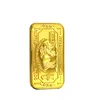 1 Gram .100 Mils Gold Plated Buffalo Bars clad bullion
