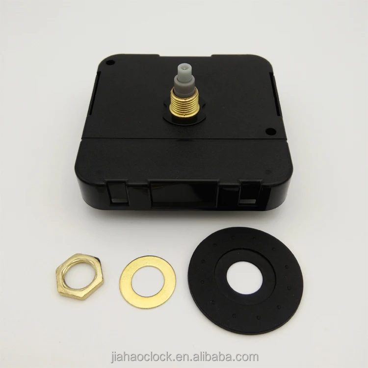 Free samples of standard step clock movement clock mechanism for wall clock JH1668SA-17, Black
Free samples of standard step clock movement clock mechanism for wall clock JH1668SA-17, Black