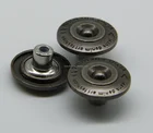 Wholesale custome metal Vogue jeans button for garment