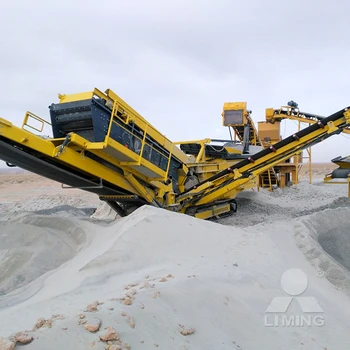 New type ore stone mobile portable screening plant price