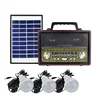Portable Support SD Card/USB/FM/AM/SW Solar panel wooden retro bluetooth speaker with light solar home system
