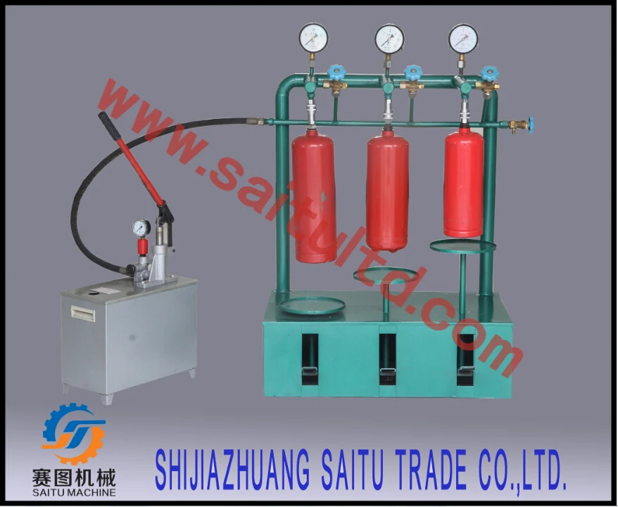 Fire Extinguisher Cylinder Pressure Test Machine/fire Extinguisher