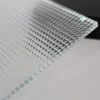 Tecture Light diffusing cross reeded glass panel for doors and windows