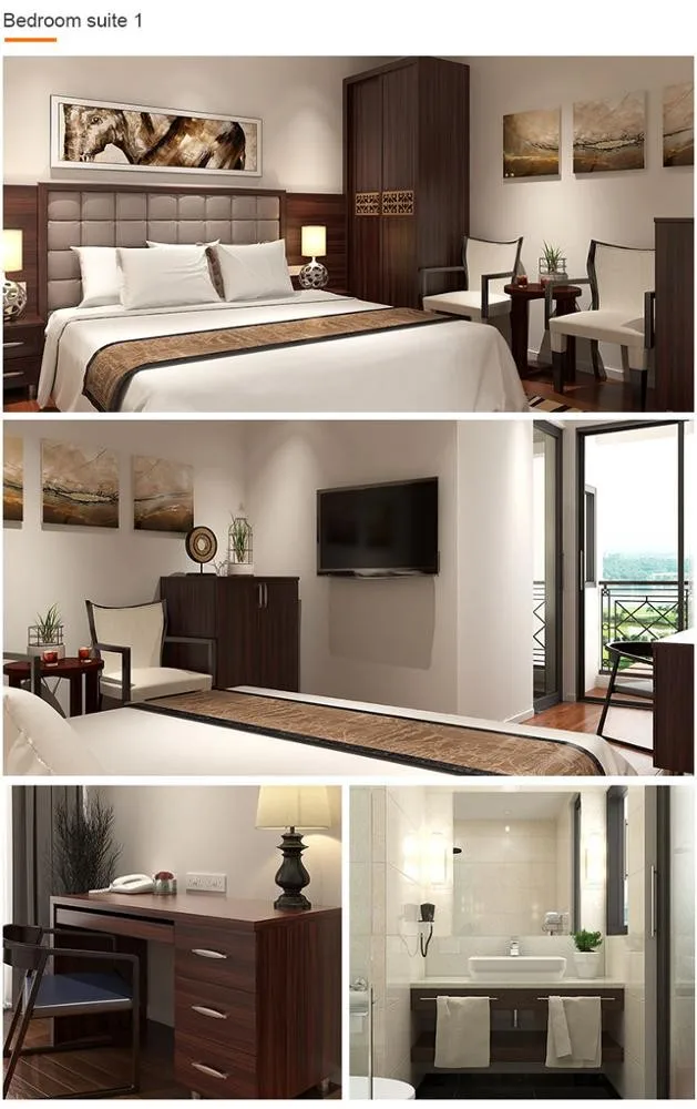 Hotel Project Natural Wood Grain Modern Furniture Design