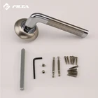 Diamond bar lever door hardware design zinc lever handle on rose