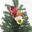 2019 Christmas Ornaments Lifelike Glass Bird Hanging Glass Bird For Christmas Decorations