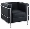 leather one seater sofa grand le corbusier chaise lounge Cassina LC2 armchair