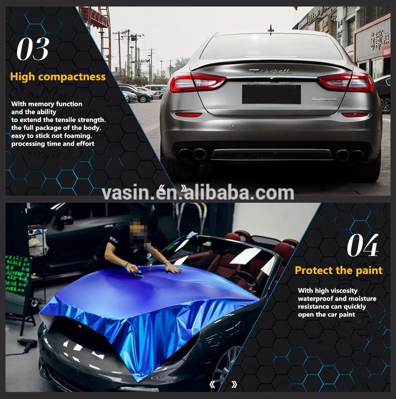 Matt Electroplating Vinyl Wrap Matte Chrome Wrap