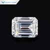 Tianyu gems Wholesale 1 carat Colorless Emerald Cut DEF VVS Lab Grown Diamond Moissanite