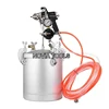 10 liter 2-1/2 Gallon air paint pressure pot tank spray gun and 3M 10' Air and Fluid Hose Assembly PT-10K