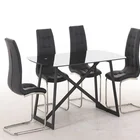 Elegant industrial antique vintage dining table for banquet dining room restaurant