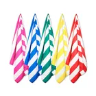 wholesale comfortable sand free cabana stripe microfiber custom beach towel