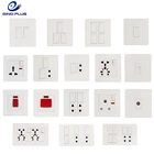 Pakistan Standard 220-250V Wall Switch and Socket