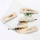 Wholesale Decorative Elegant New Design Hair Pins, Ladies Bowknot Hairpins Flower Barrette, Pearl Hair Clip For Women