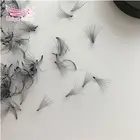 Elegant shape human hair lashes false eyelashes extension