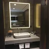 Hotel bathroom led backlit mirror anti fog backlight led mirror
