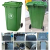 Natural rubber material garbage dustbin waste bin for recycling