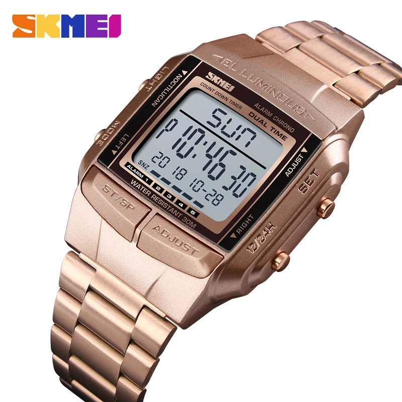 SKMEI Brand 1381Military Sports Watches Waterproof Mens Watch Luxury Clock Electronic LED Digital Watch Men Relogio Masculino
SKMEI Brand 1381Military Sports Watches Waterproof Mens Watch Luxury Clock Electronic LED Digital Watch Men Relogio Masculino