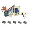 Hot Sale QT4-15 production mobile machinery list portable concrete block making machine plastic pallets for brick