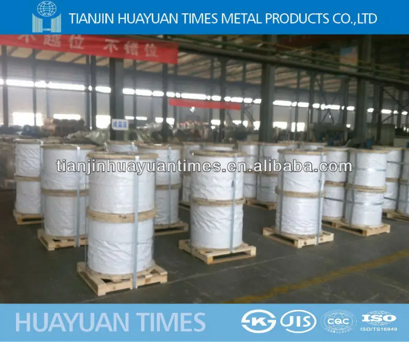 25 factory! ASTM B 957 ultra high strength steel core/ Galfan coated steel wire for Aluminium Conductor