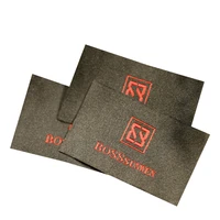 

Custom 100% Polyester Iron On Neck Label Tags Adhesive Iron-on T-shirt Woven Labels Tags