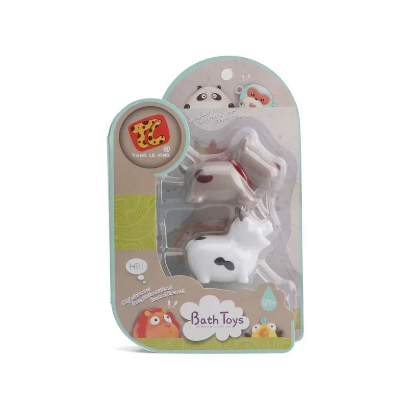 Best selling eco-friendly PVC material lovely animal bath set toy for baby